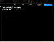 Tablet Screenshot of metropolitancollege.org